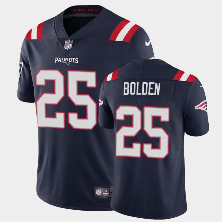 Men New England Patriots 25 Terrence Brooks Nike Navy Limited NFL Jersey